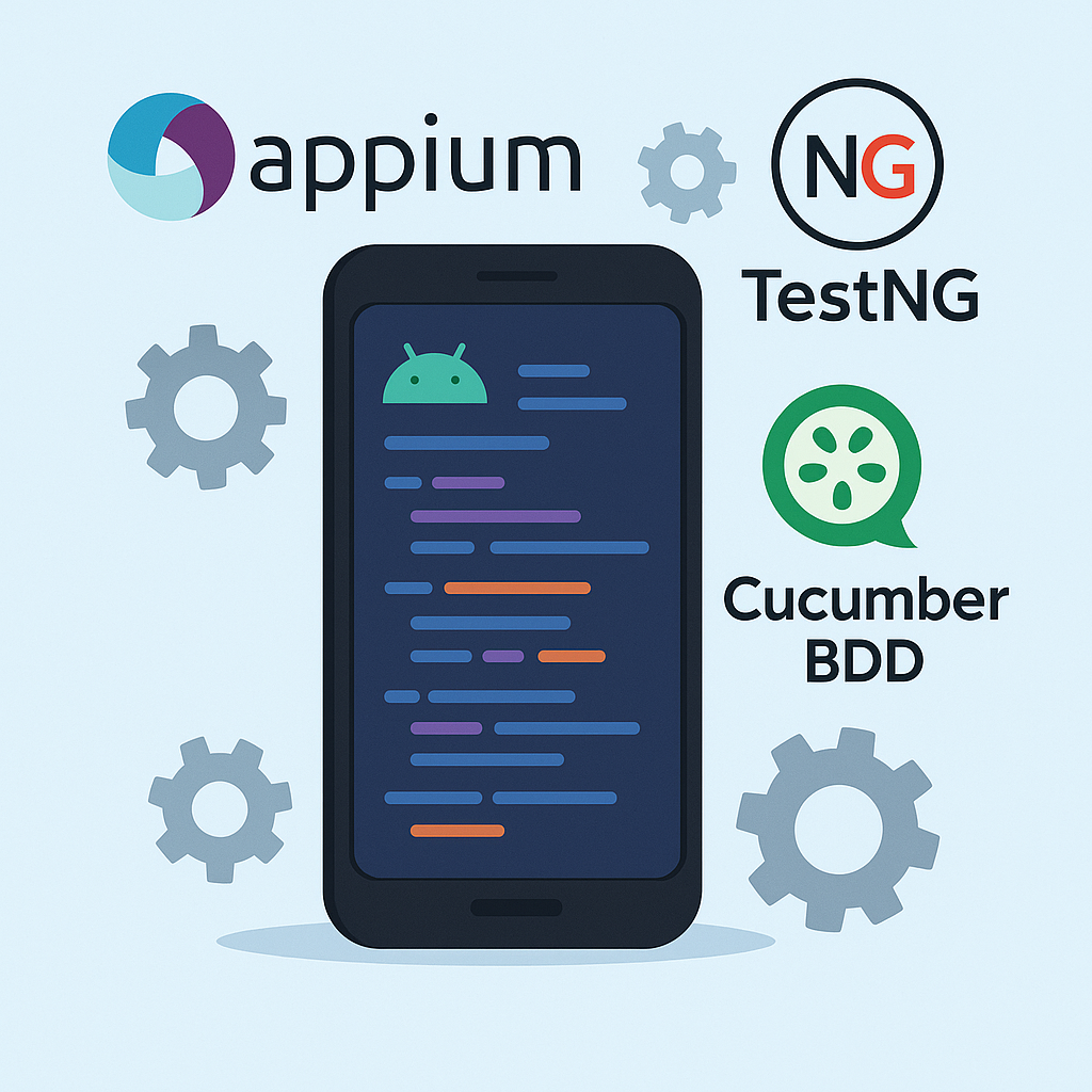 Automation Mobile Android Testing using Appium, TestNG, and Cucumber BDD